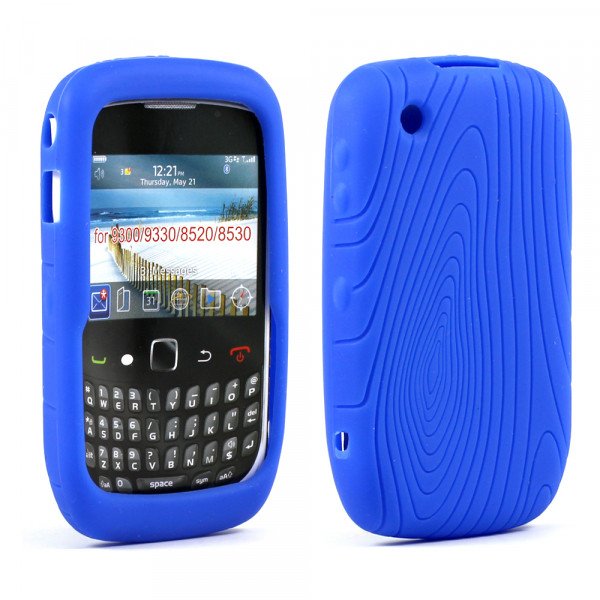 Wholesale BlackBerry Curve 8520 8530 9300 9330 Silicone Soft Case (Blue)